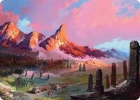 Rugged Highlands Art Card (29/54) (29) [Art Series: Tarkir: Dragonstorm]