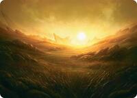Plains Art Card (31/54) (31) [Art Series: Tarkir: Dragonstorm]