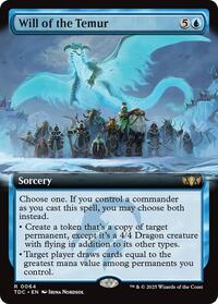 Will of the Temur (Extended Art) (64) [Commander: Tarkir: Dragonstorm]