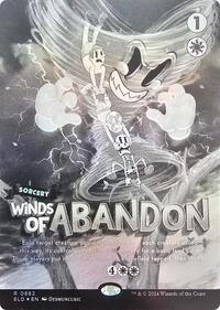 Winds of Abandon (Black & White Foil) (882) [Secret Lair Drop Series]