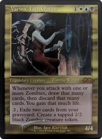 Varina, Lich Queen (Retro Frame) (861) [Secret Lair Drop Series]