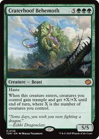 Craterhoof Behemoth (138) [Promo Pack: Tarkir: Dragonstorm]