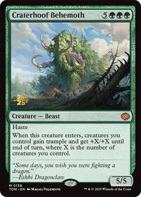 Craterhoof Behemoth (138) [Prerelease Cards]