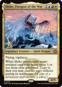 Shiko, Paragon of the Way (223) [Prerelease Cards]