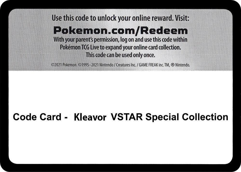 Code Card - Kleavor VSTAR Special Collection [Miscellaneous Cards & Products]