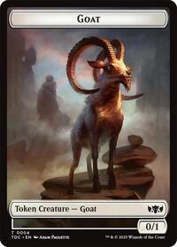 Goat // Timeless Witness Double-Sided Token (4 // 11) [Commander: Tarkir: Dragonstorm]