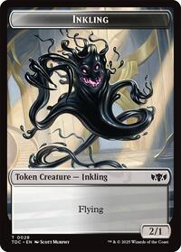 Inkling // Bird Double-Sided Token (28 // 2) [Commander: Tarkir: Dragonstorm]
