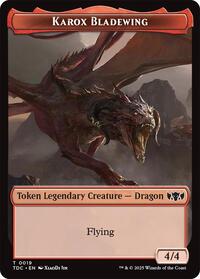 Karox Bladewing // Copy Double-Sided Token (19 // 1) [Commander: Tarkir: Dragonstorm]