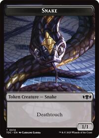 Snake // Myr Double-Sided Token (10 // 30) [Commander: Tarkir: Dragonstorm]