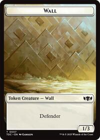 Wall // Spider Double-Sided Token (7 // 25) [Commander: Tarkir: Dragonstorm]