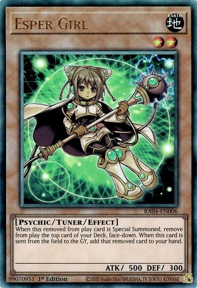 Esper Girl (PUR) (RA04-EN006) [Quarter Century Stampede]