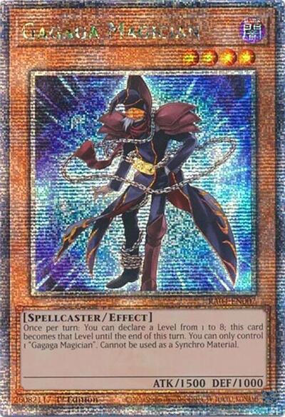 Gagaga Magician (Quarter Century Secret Rare) (RA04-EN007) [Quarter Century Stampede]