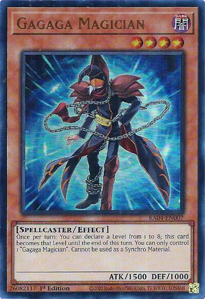 Gagaga Magician (UR) (RA04-EN007) [Quarter Century Stampede]