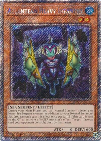 Atlantean Heavy Infantry (Platinum Secret Rare) (RA04-EN010) [Quarter Century Stampede]