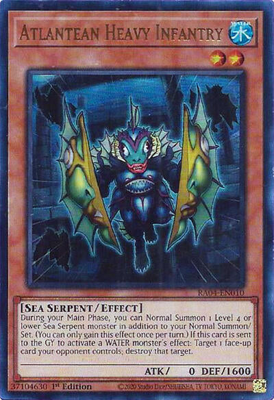 Atlantean Heavy Infantry (UR) (RA04-EN010) [Quarter Century Stampede]