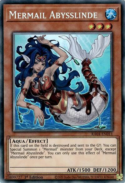 Mermail Abysslinde (PCR) (RA04-EN011) [Quarter Century Stampede]