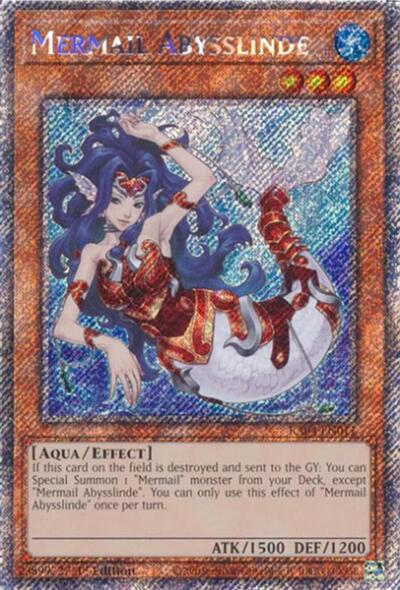 Mermail Abysslinde (Platinum Secret Rare) (RA04-EN011) [Quarter Century Stampede]