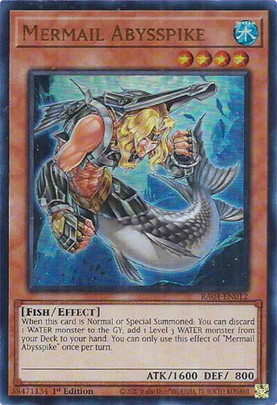 Mermail Abysspike (UR) (RA04-EN012) [Quarter Century Stampede]