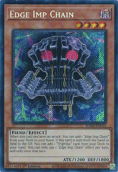 Edge Imp Chain (Secret Rare) (RA04-EN014) [Quarter Century Stampede]