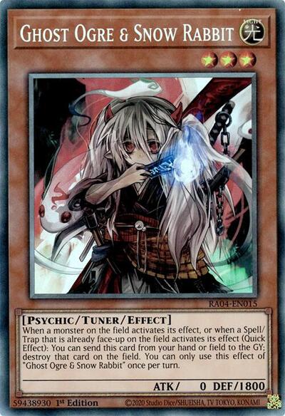 Ghost Ogre & Snow Rabbit (PCR) (RA04-EN015) [Quarter Century Stampede]