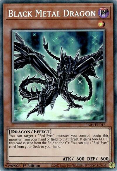 Black Metal Dragon (PCR) (RA04-EN016) [Quarter Century Stampede]