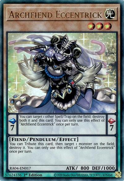 Archfiend Eccentrick (PUR) (RA04-EN017) [Quarter Century Stampede]