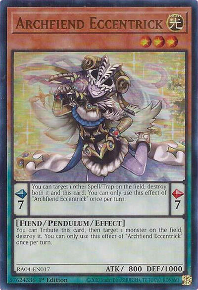 Archfiend Eccentrick (UR) (RA04-EN017) [Quarter Century Stampede]