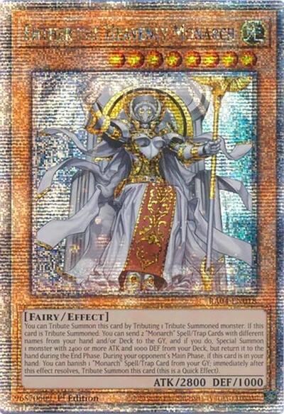 Ehther the Heavenly Monarch (Quarter Century Secret Rare) (RA04-EN018) [Quarter Century Stampede]