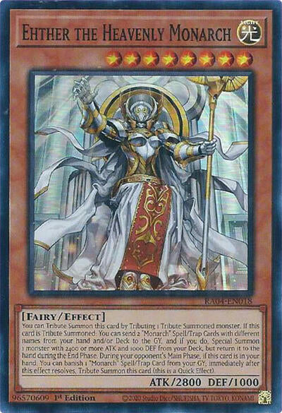 Ehther the Heavenly Monarch (RA04-EN018) [Quarter Century Stampede]
