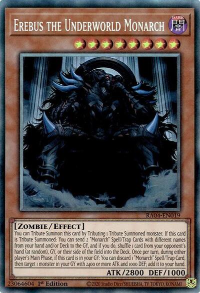 Erebus the Underworld Monarch (PCR) (RA04-EN019) [Quarter Century Stampede]