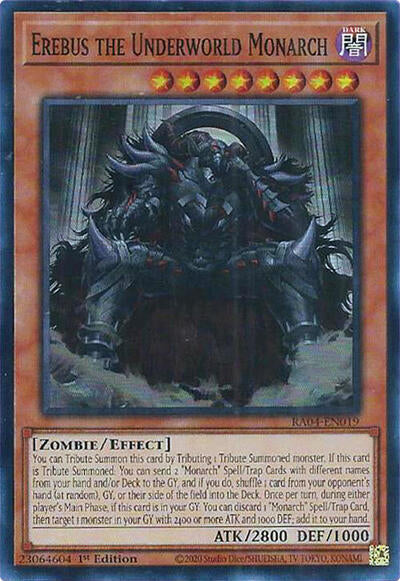 Erebus the Underworld Monarch (RA04-EN019) [Quarter Century Stampede]
