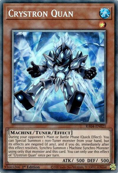 Crystron Quan (PCR) (RA04-EN021) [Quarter Century Stampede]