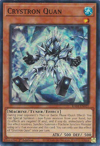 Crystron Quan (RA04-EN021) [Quarter Century Stampede]