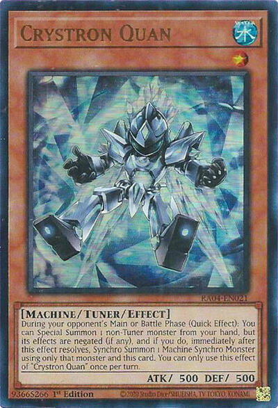 Crystron Quan (UR) (RA04-EN021) [Quarter Century Stampede]
