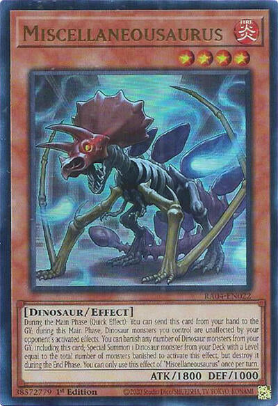 Miscellaneousaurus (UR) (RA04-EN022) [Quarter Century Stampede]