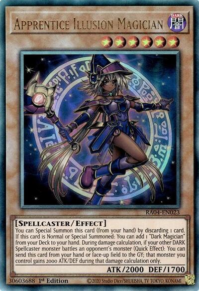 Apprentice Illusion Magician (PUR) (RA04-EN023) [Quarter Century Stampede]