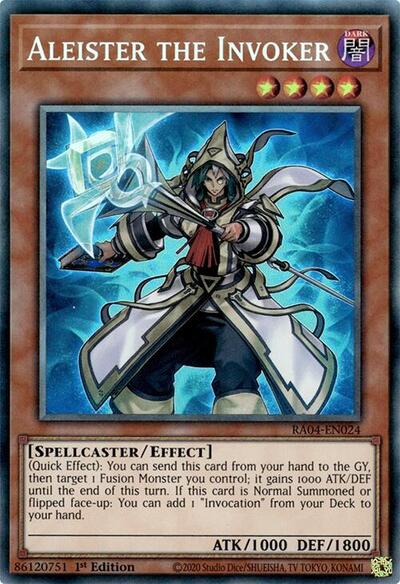 Aleister the Invoker (Alternate Art) (PCR) (RA04-EN024) [Quarter Century Stampede]