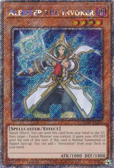 Aleister the Invoker (Alternate Art) (Platinum Secret Rare) (RA04-EN024) [Quarter Century Stampede]
