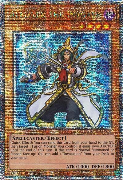Aleister the Invoker (Alternate Art) (Quarter Century Secret Rare) (RA04-EN024) [Quarter Century Stampede]