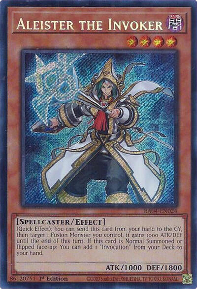 Aleister the Invoker (Alternate Art) (Secret Rare) (RA04-EN024) [Quarter Century Stampede]