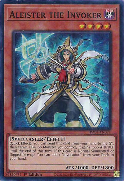 Aleister the Invoker (Alternate Art) (RA04-EN024) [Quarter Century Stampede]