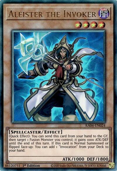 Aleister the Invoker (Alternate Art) (PUR) (RA04-EN024) [Quarter Century Stampede]