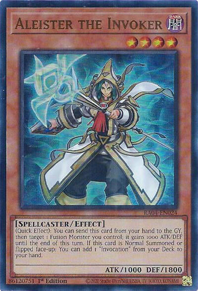 Aleister the Invoker (Alternate Art) (UR) (RA04-EN024) [Quarter Century Stampede]