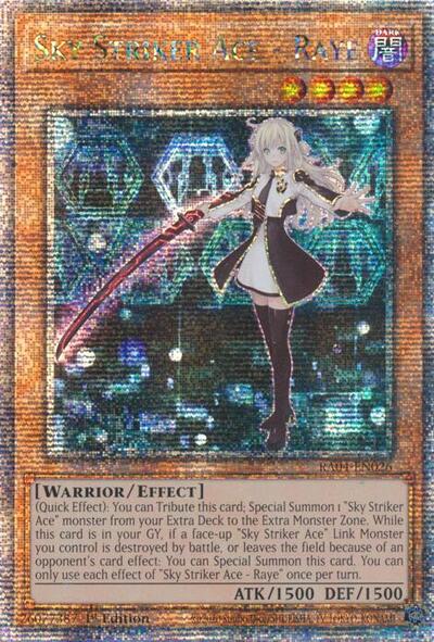 Sky Striker Ace - Raye (Quarter Century Secret Rare) (RA04-EN026) [Quarter Century Stampede]