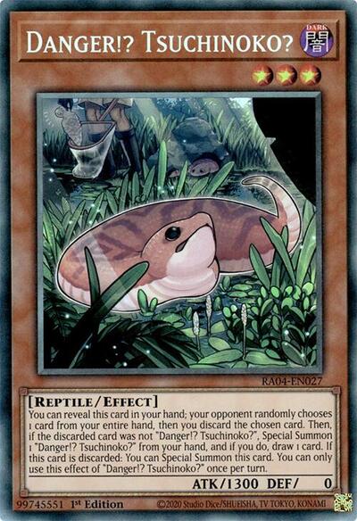 Danger!? Tsuchinoko? (PCR) (RA04-EN027) [Quarter Century Stampede]