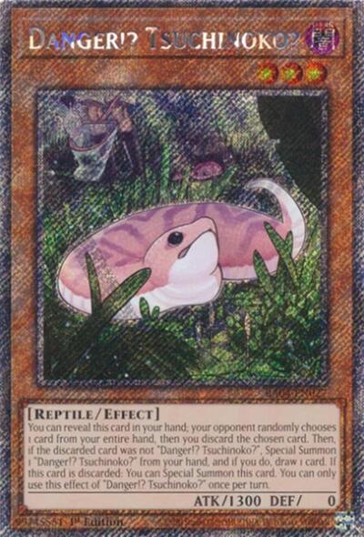 Danger!? Tsuchinoko? (Platinum Secret Rare) (RA04-EN027) [Quarter Century Stampede]