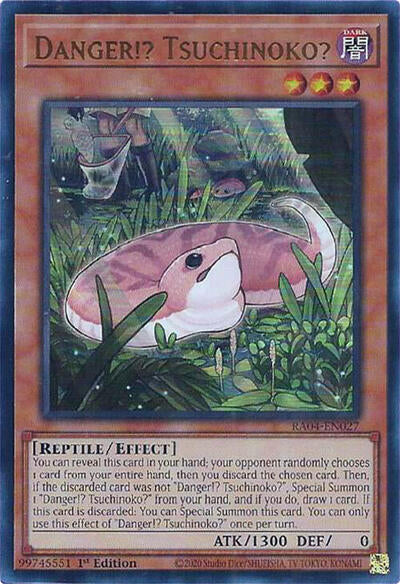Danger!? Tsuchinoko? (UR) (RA04-EN027) [Quarter Century Stampede]