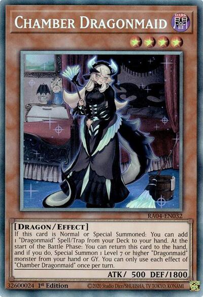 Chamber Dragonmaid (PCR) (RA04-EN032) [Quarter Century Stampede]
