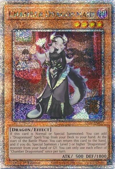 Chamber Dragonmaid (Quarter Century Secret Rare) (RA04-EN032) [Quarter Century Stampede]
