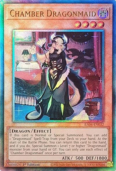 Chamber Dragonmaid (PUR) (RA04-EN032) [Quarter Century Stampede]